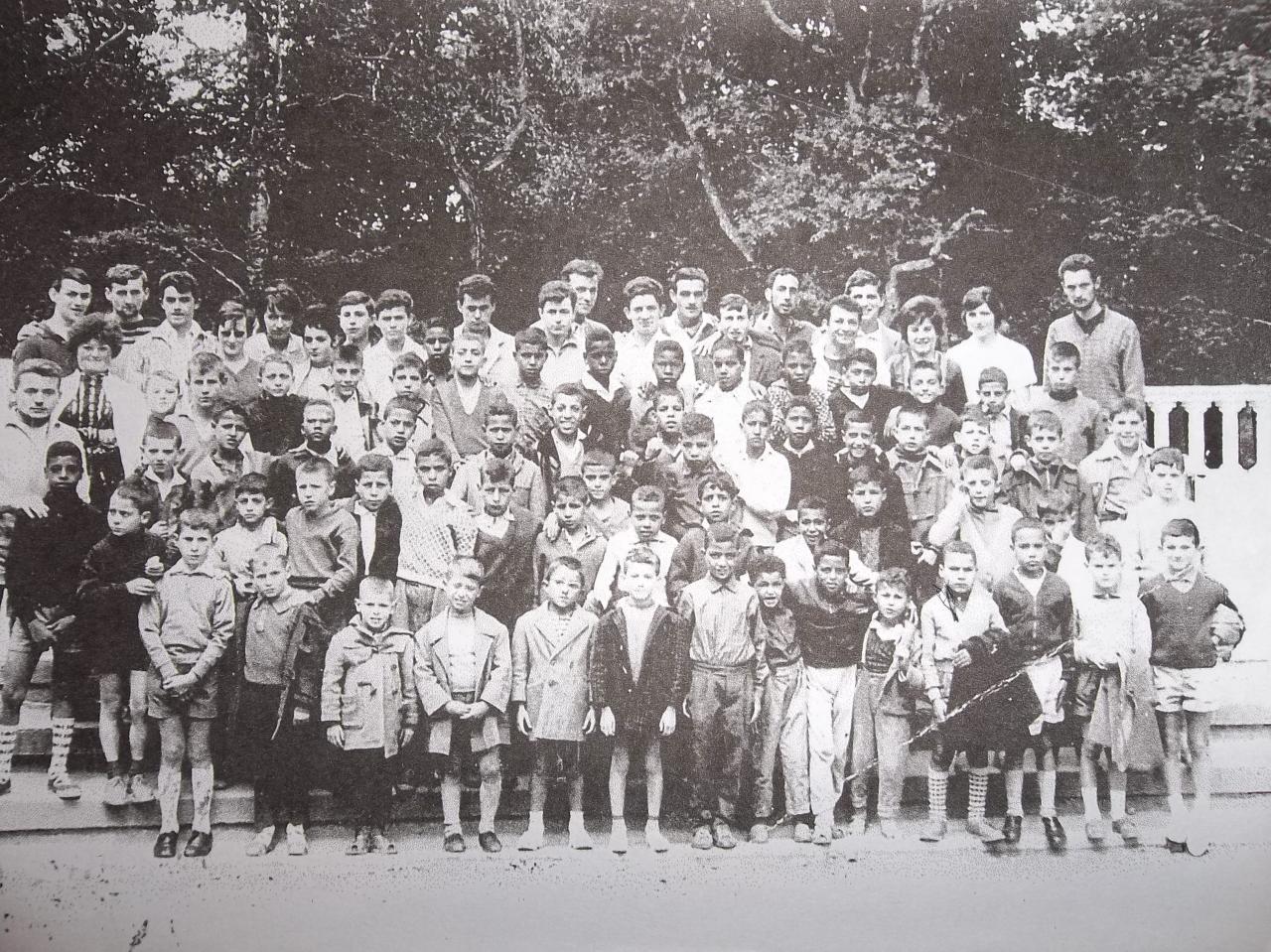 Enfants des mines en colonie dans l'Aude en 1961 (Lampy)