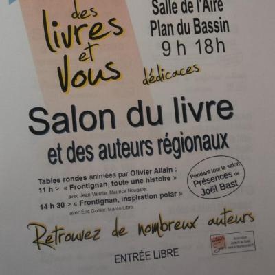 Affiche Salon littéraire de FRONTIGNAN  mars 2017