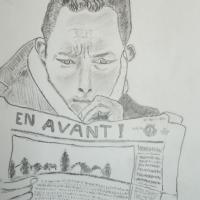 Albert Camus (dessin) Illustration du poème 