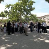 Nîmes 2012: moment de convivialité après la commémoration